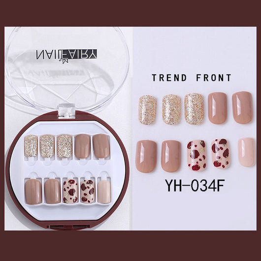 Uñas Postizas Coreanas Removibles Waterproof - Set 30 Piezas Manicura Instantánea - Image 64