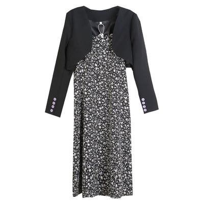Traje Falda Sastre con Tirantes Ligero y Versátil - Image 4