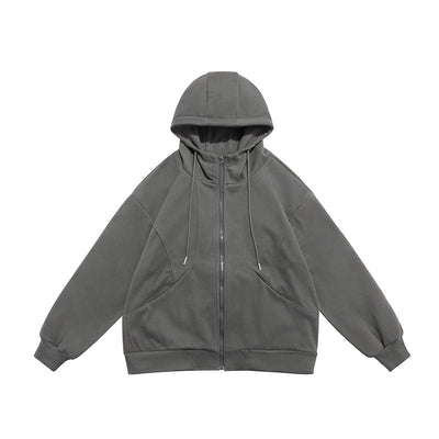 Suéter Hoodie de Pareja Otoño con Costuras a Contraste - Image 6