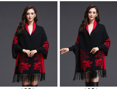 Cardigan Tejido Holgado con Borlas y Forro Grueso de Cachemira - Image 14