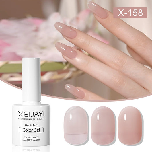 Esmalte UV Nude Transparente Cherry Red White - Image 23