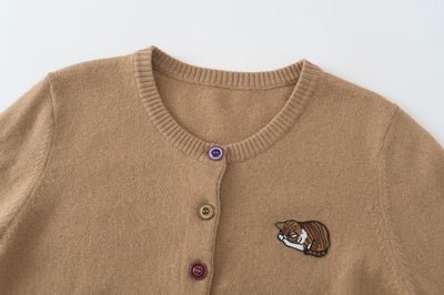 Cardigan Suave de Color Sólido - Sweater Coat Cómodo y Versátil - Image 14