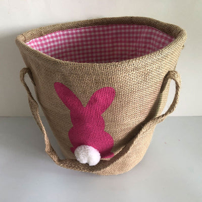 Bolsa Tote de Yute para Pascua con Motivo Religioso - Image 4