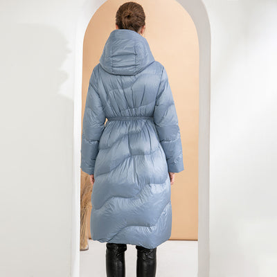 Abrigo Acolchado para Mujer con Capucha y Cintura Ajustable - Image 7