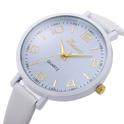 Reloj Digital Multifunción para Mujer con Correa de Cuero Clásico - Image 3