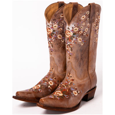 Botas Vaqueras Vintage con Bordados de Caña Alta - Image 11