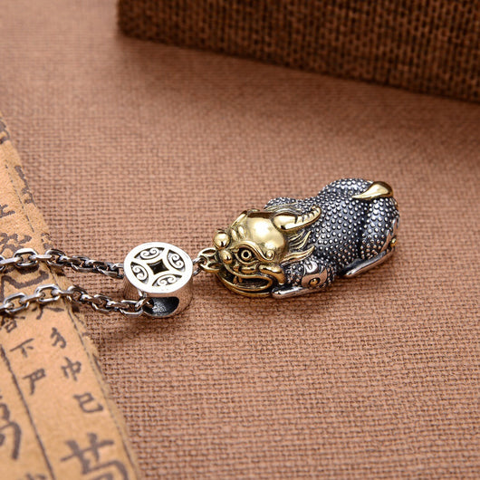 Collar Colgante Pixiu Plata 925 Estilo Étnico Tailandés - Image 10