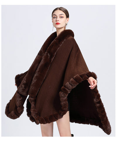 Cardigan Oversized con Cuello de Conejo - Abrigo Tejido Irregular Holgado - Image 24