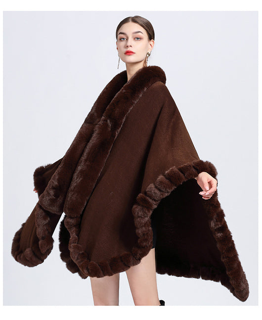 Cardigan Oversized con Cuello de Conejo - Abrigo Tejido Irregular Holgado - Image 24