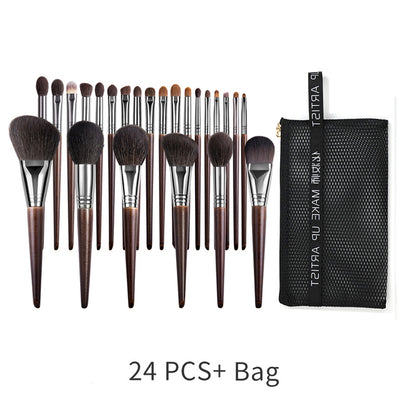 Set de Brochas de Maquillaje Natural Pelo de Cabra para Sombras - Image 3