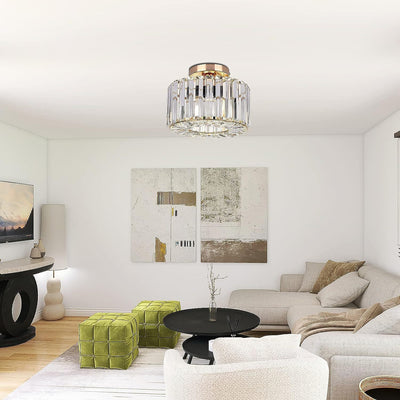 Lámpara de Techo Cristal Blanco para Dormitorio - Image 9
