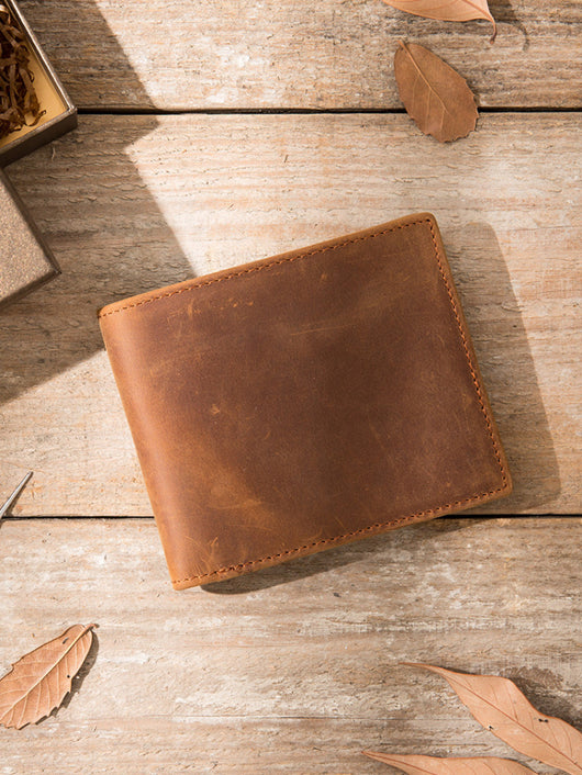 Billetera de Cuero Premium Estilo Vintage - Cartera Artesanal de Cuero Completo - Image 9