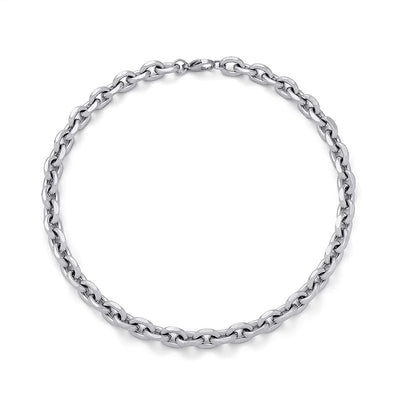 Collar Cubano de Acero Inoxidable y Titanio para Hombre - Image 5