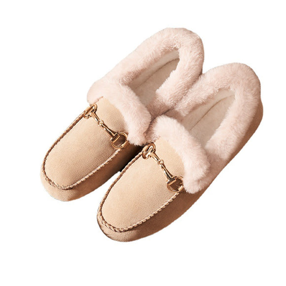 Zapatos de Mujer Cashmere Lamb Premium con Suela Ergonómica