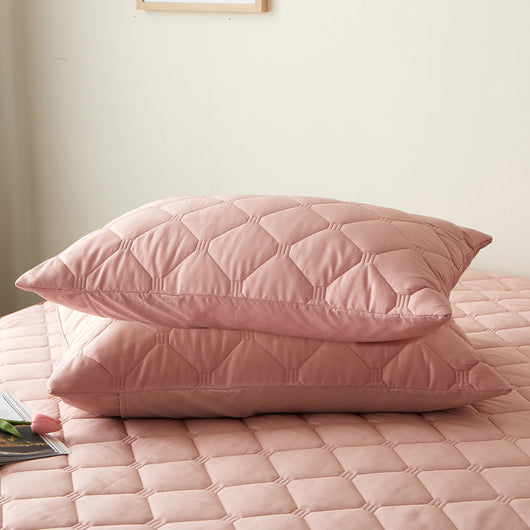 Funda Protectora de Almohada de Algodón Puro Acolchada - Image 3
