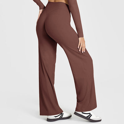 Pantalones de Yoga Rectos Holgados para Mujer - Image 17