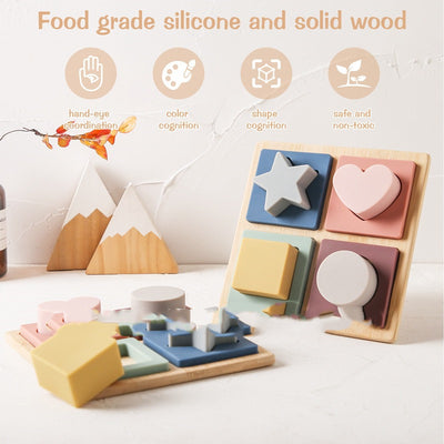 Puzzle de Formas Comestibles para Reconocimiento Infantil - Image 3