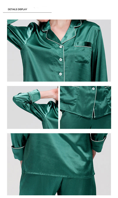 Pijama de Seda para Mujer 19 Momí - Conjunto de Dos Piezas - Image 7