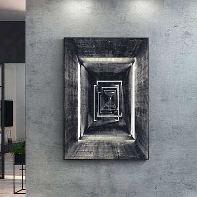 Póster de Arquitectura Moderna en Blanco y Negro - Image 11