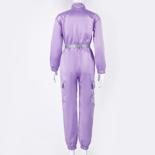 Jumpsuit con Cuello Alzado y Bolsillos Amplios - Image 30