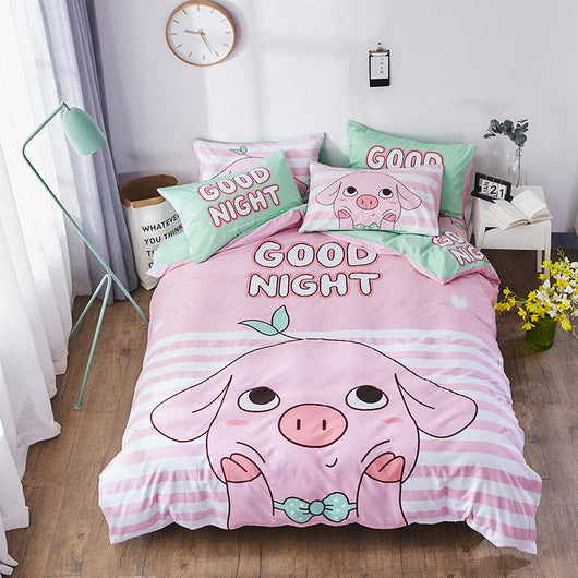 Ropa de Cama Infantil de Algodón con Diseños Animados - Image 56