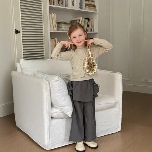 Pantalones Infantiles Cómodos y Holgados con Diseño Funcional - Image 7
