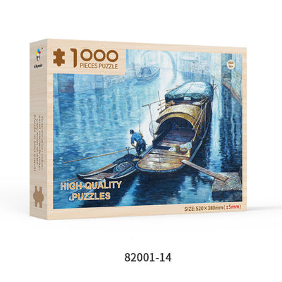 Puzzle de Madera para Adultos 1000 Piezas Formas Especiales Navidad Personalizado Juguete Educativo - Image 25