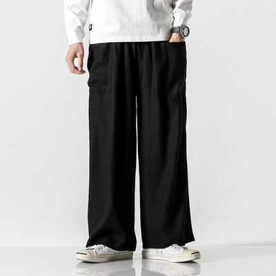 Pantalones Anchos Retro Estilo Chino Vintage Boyfriend - Image 6