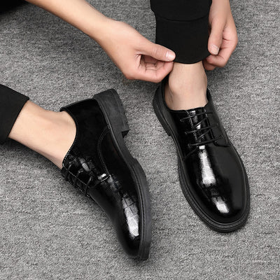 Zapatos Casuales Ejecutivos Impermeables Transpirables Negro - Image 5