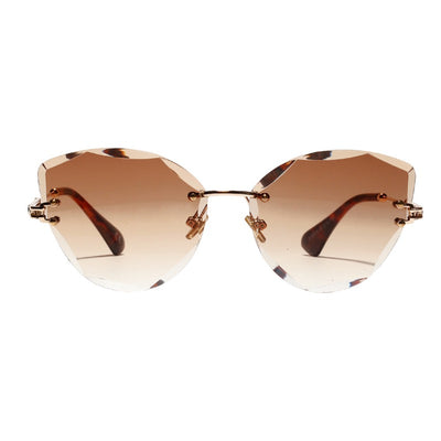 Gafas de Sol Retro Cat Eye para Mujer con Corte Diamante - Image 10