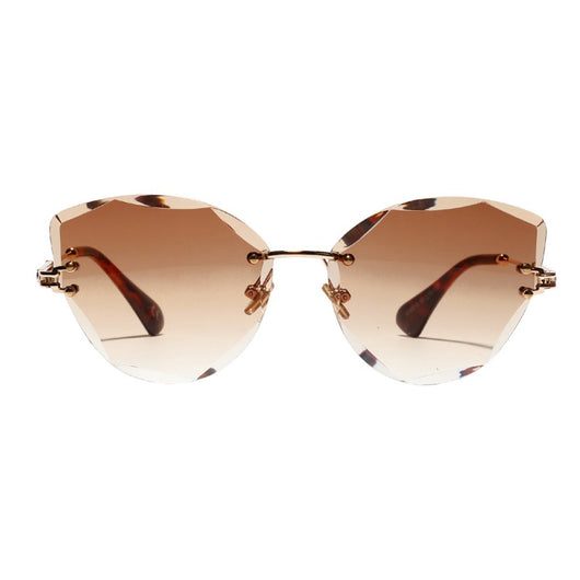 Gafas de Sol Retro Cat Eye para Mujer con Corte Diamante - Image 10