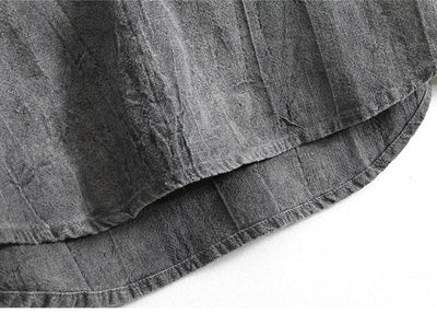 Camisa Holgada de Algodón y Lino Estilo Japonés para Hombre - Image 15