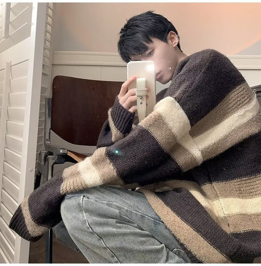 Suéter Holgado para Hombre - Comodidad Invernal Relajada - Image 13