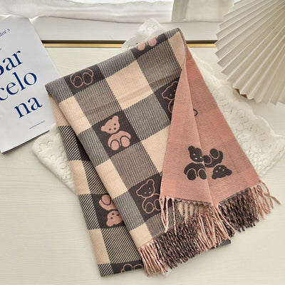 Bufanda de Faux Cashmira Cálida y Versátil para Mujer - Otoño e Invierno - Image 6