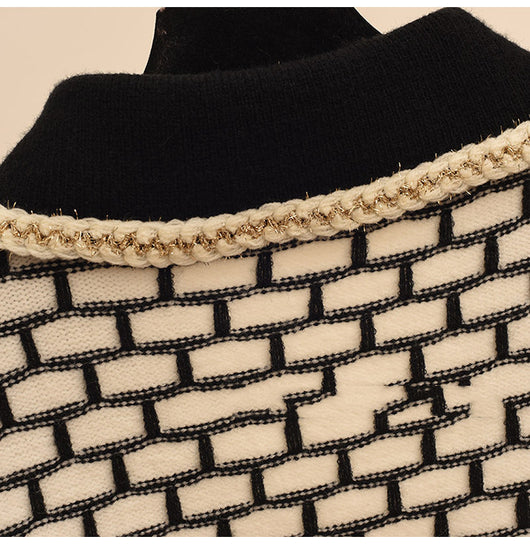 Cardigan Tejido Estilo Occidental con Efecto Silueta Esbelta - Image 4