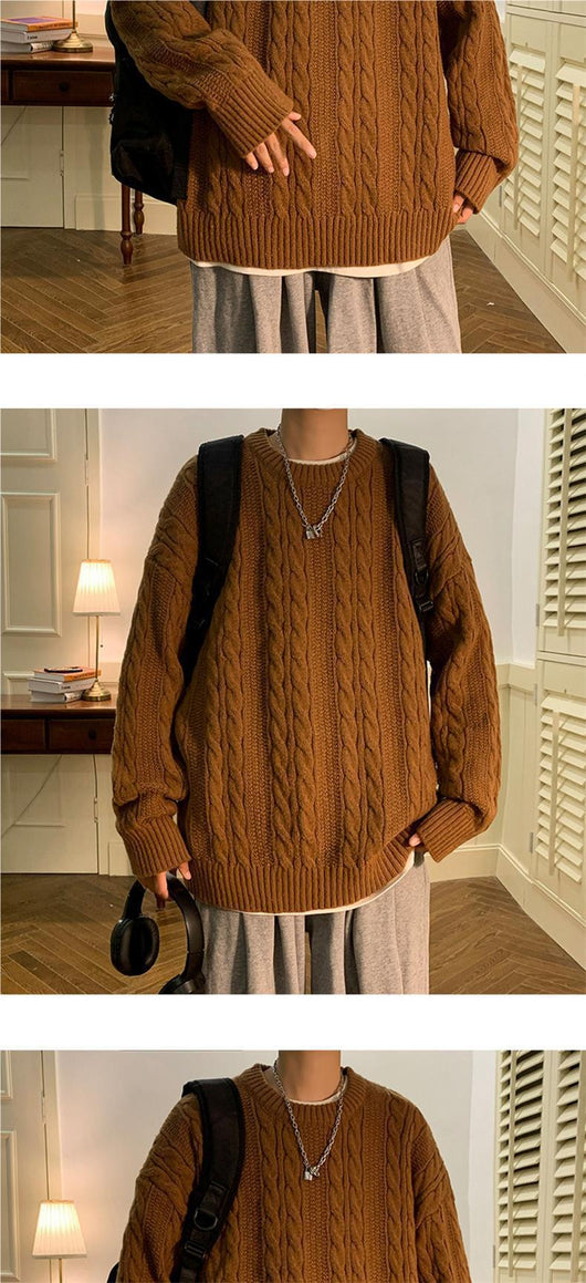 Suéter de Punto Trenzado para Hombre - Image 9