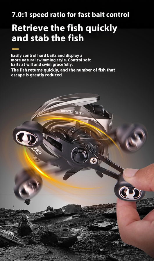 Carrete de Pesca Micro Goteo con Doble Freno - Image 11