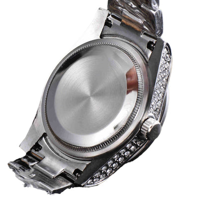Reloj de Cuarzo Acero Inoxidable con Cristales Completos para Hombre - Image 5