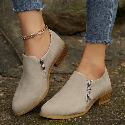 Botas Cómodas Talla Grande con Cierre Lateral y Tacón Cuadrado - Image 6