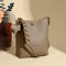 Bolso Bandolera de Cuero Suave para Celular Multicompartimento