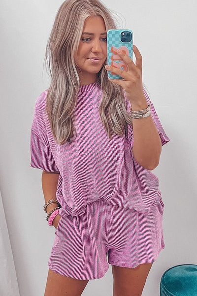 Conjunto de Dos Piezas: Camiseta y Shorts para Mujer - Image 8