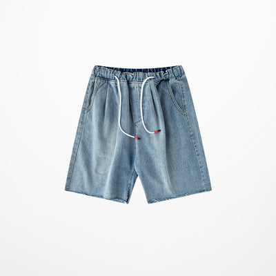 Shorts Denim Retro Estilo Hong Kong en Tonos Claros - Image 5