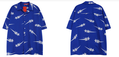 Camisa Retro Estilo Costa Oeste Manga Corta - Image 6