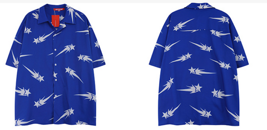 Camisa Retro Estilo Costa Oeste Manga Corta - Image 6