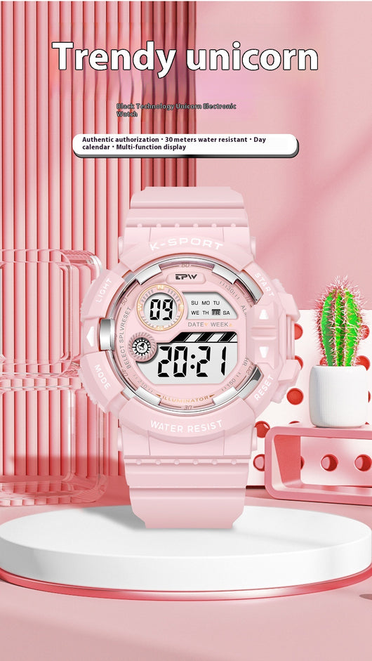 Reloj Deportivo Luminoso Multifuncional Resistente al Agua para Niños - Image 13