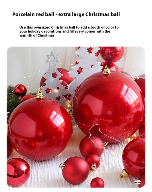 Bola de Navidad Roja Electrochapada - Adorno Colgante para Árbol - Image 44