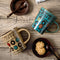 Taza de Cerámica para Café con Tapa y Cuchara