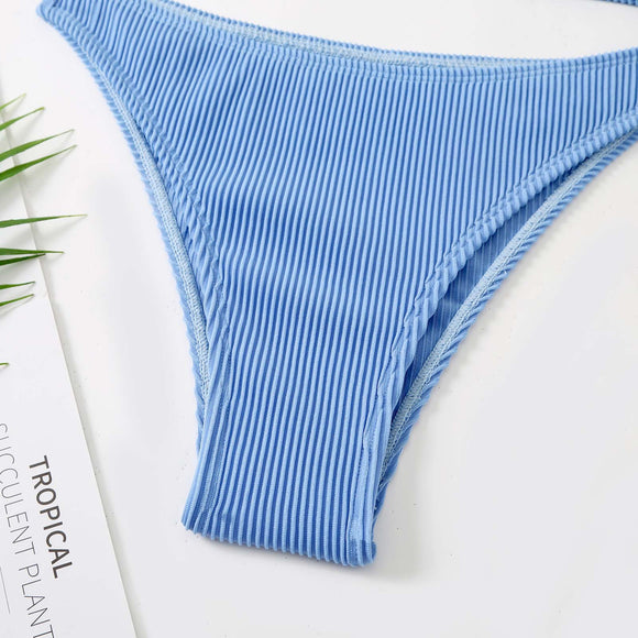 Bikini Asimétrico de Moda para Mujer - Estilo Explosivo