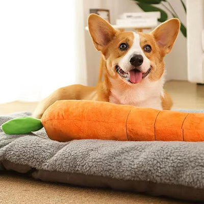 Juguete Masticable de Zanahoria Suave con Sonido Chirriante para Perros - Image 7