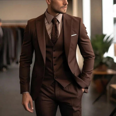 Traje Slim Fit Ejecutivo para Hombre - Elegancia Formal y Temperamento Empresarial - Image 11